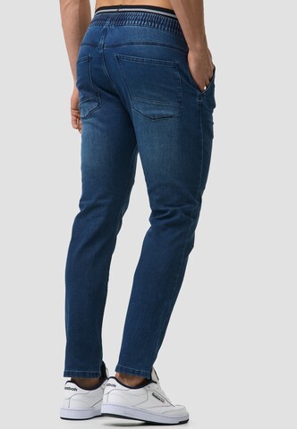 INDICODE JEANS Slimfit Hose 'Fabrizio' in Blau
