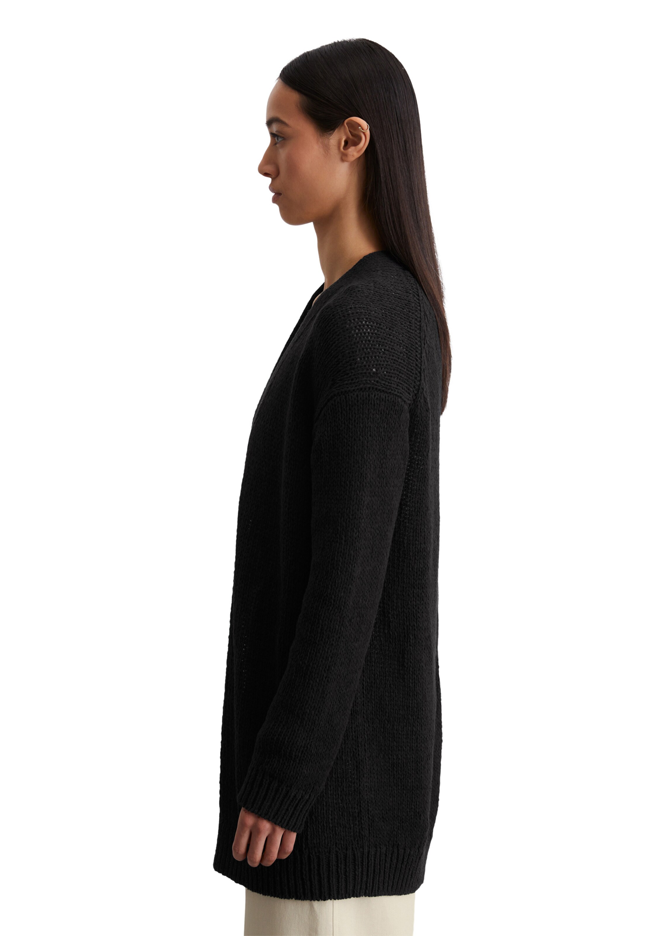 Marc O'Polo Strickjacke in Schwarz