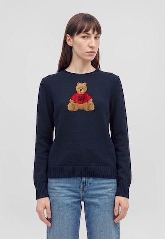Gap Tall Sweater 'INTARSIA' in Blue: front