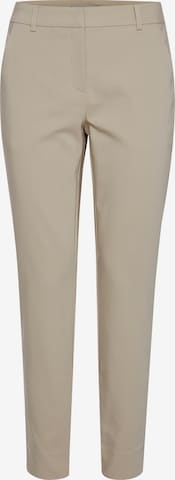 Fransa Regular Chino in Beige: voorkant