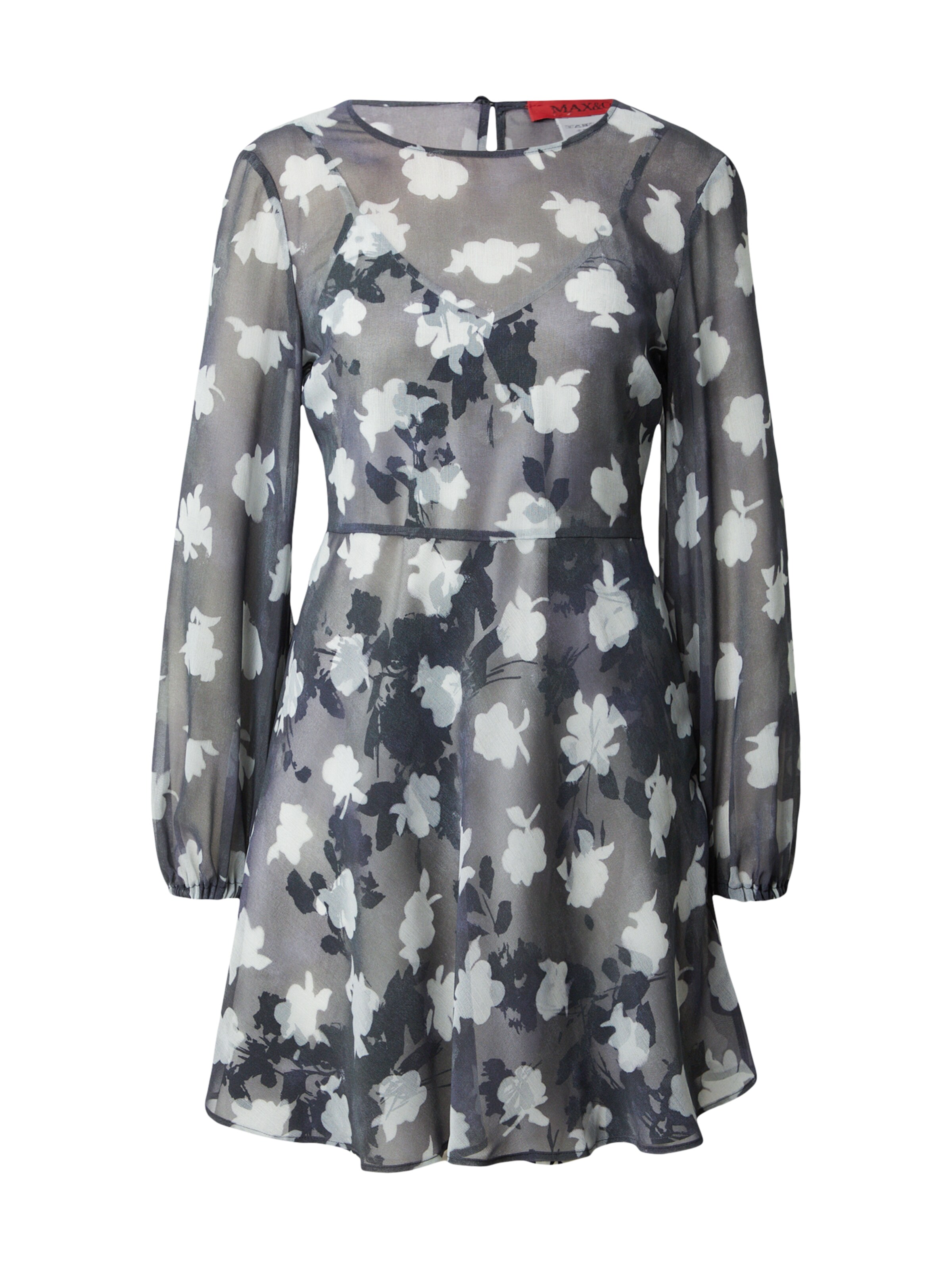 MAX&Co. Robe 'FAVILLA' en anthracite / gris clair, Vue avec produit