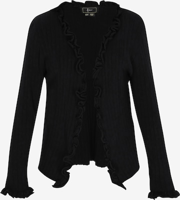 Cardigan faina en noir : devant