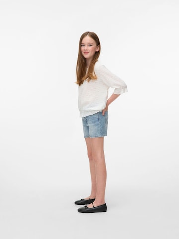 Vero Moda Girl Shirt 'VMLACELY ' in White