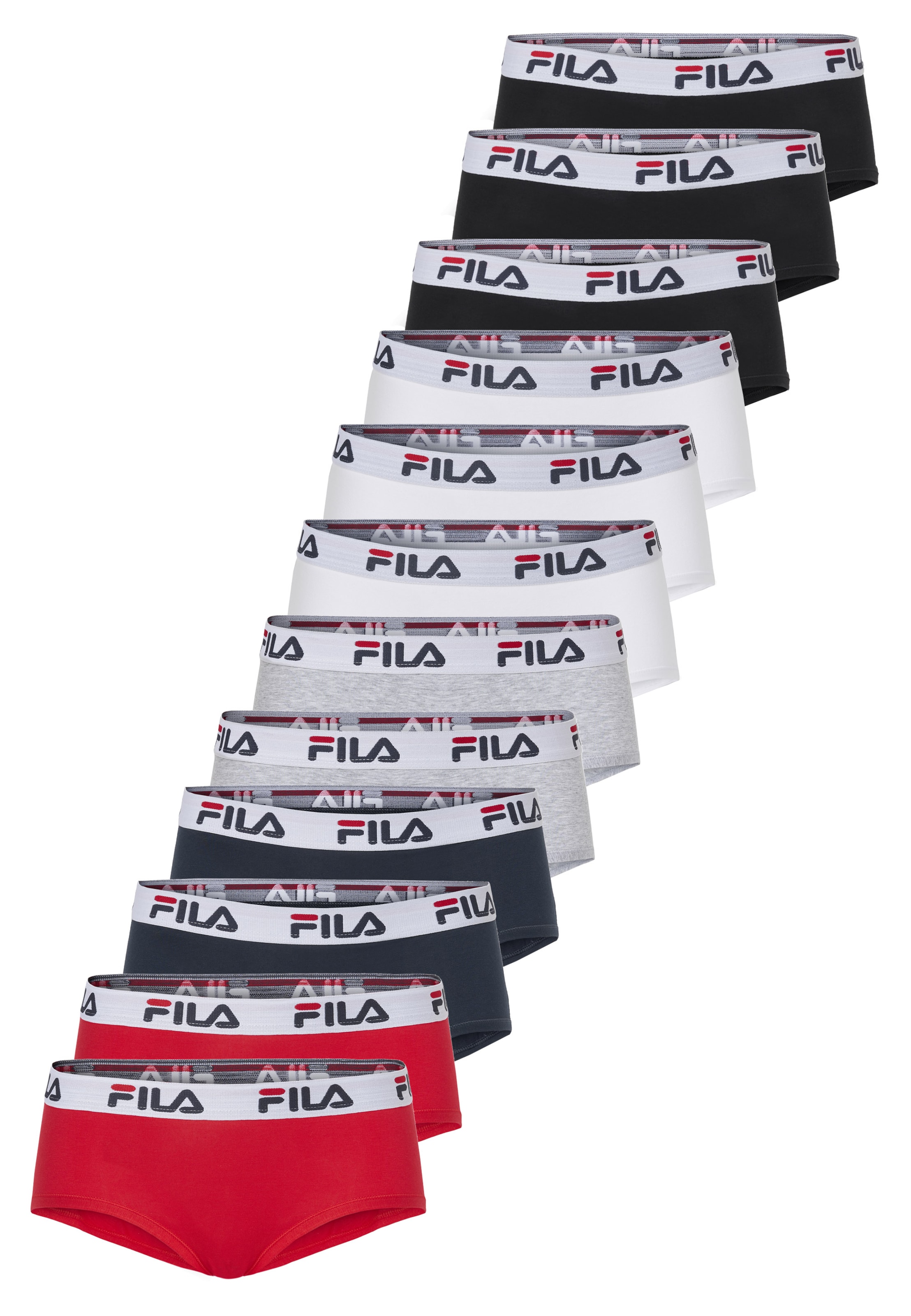 FILA Boyshorts in Grey: front