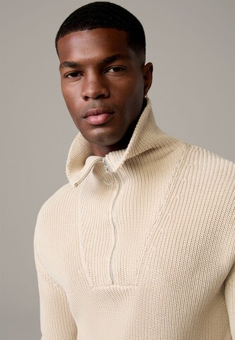 STRELLSON Pullover 'Artem' in Beige