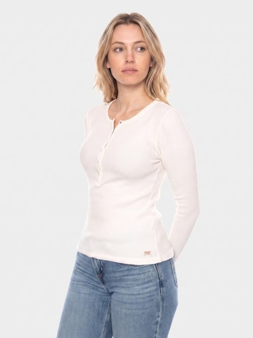 LEVI'S ® Shirts 'Dry Goods Henley Waffle' i beige