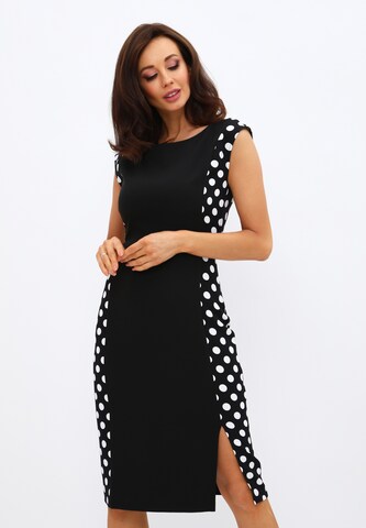 Awesome Apparel Dress in Black: front