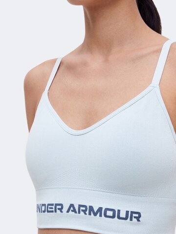Bustino Reggiseno sportivo 'Vanish Seamless' di UNDER ARMOUR in blu
