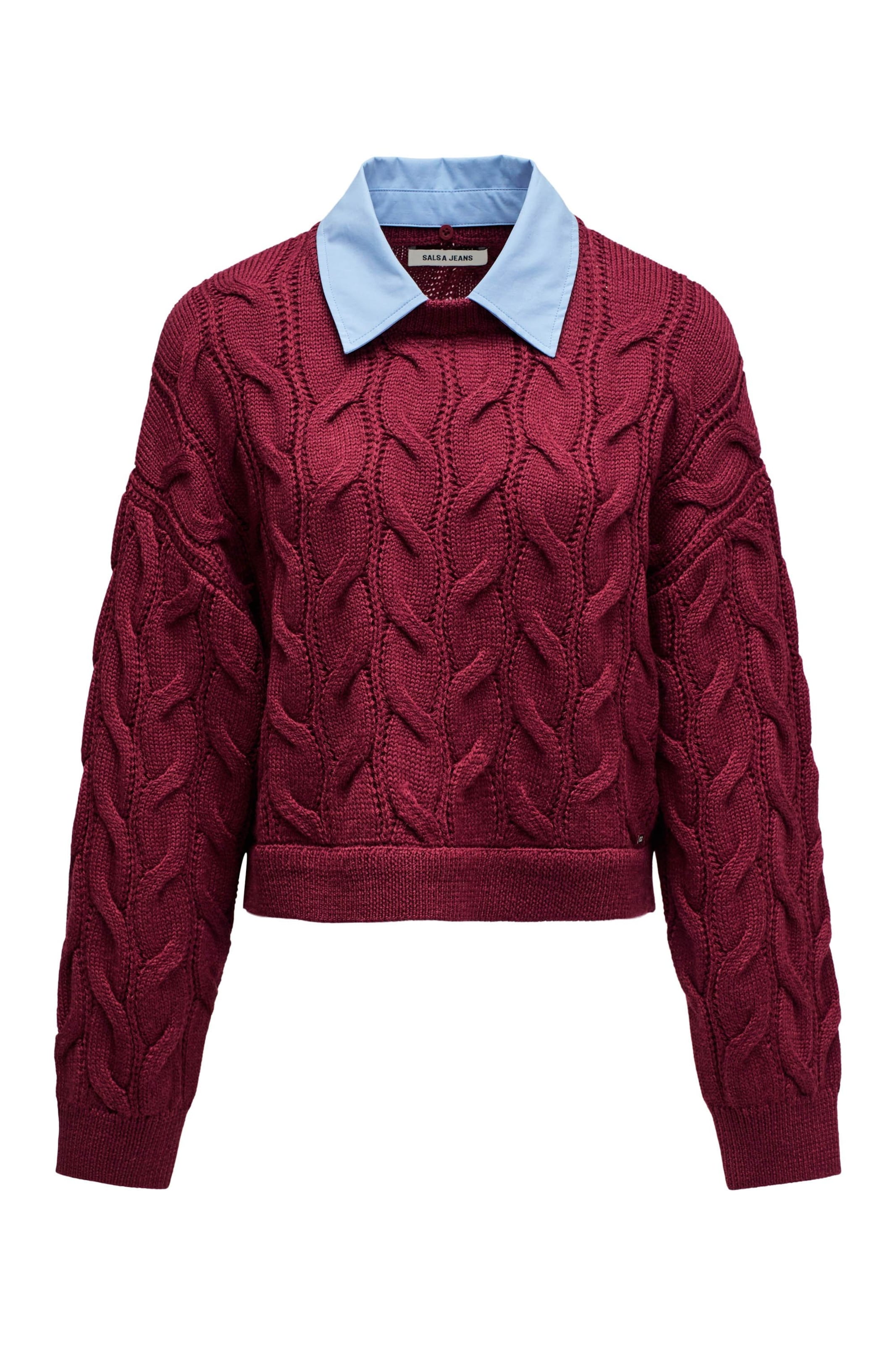 Salsa Jeans Pullover in Rot: Vorderseite
