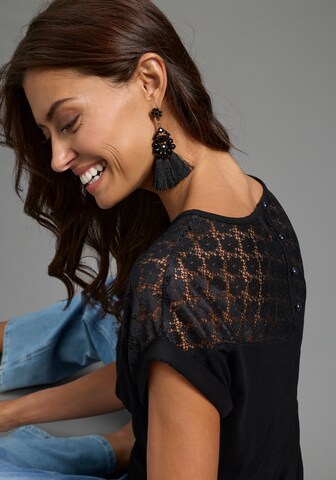 LAURA SCOTT Shirt in Schwarz