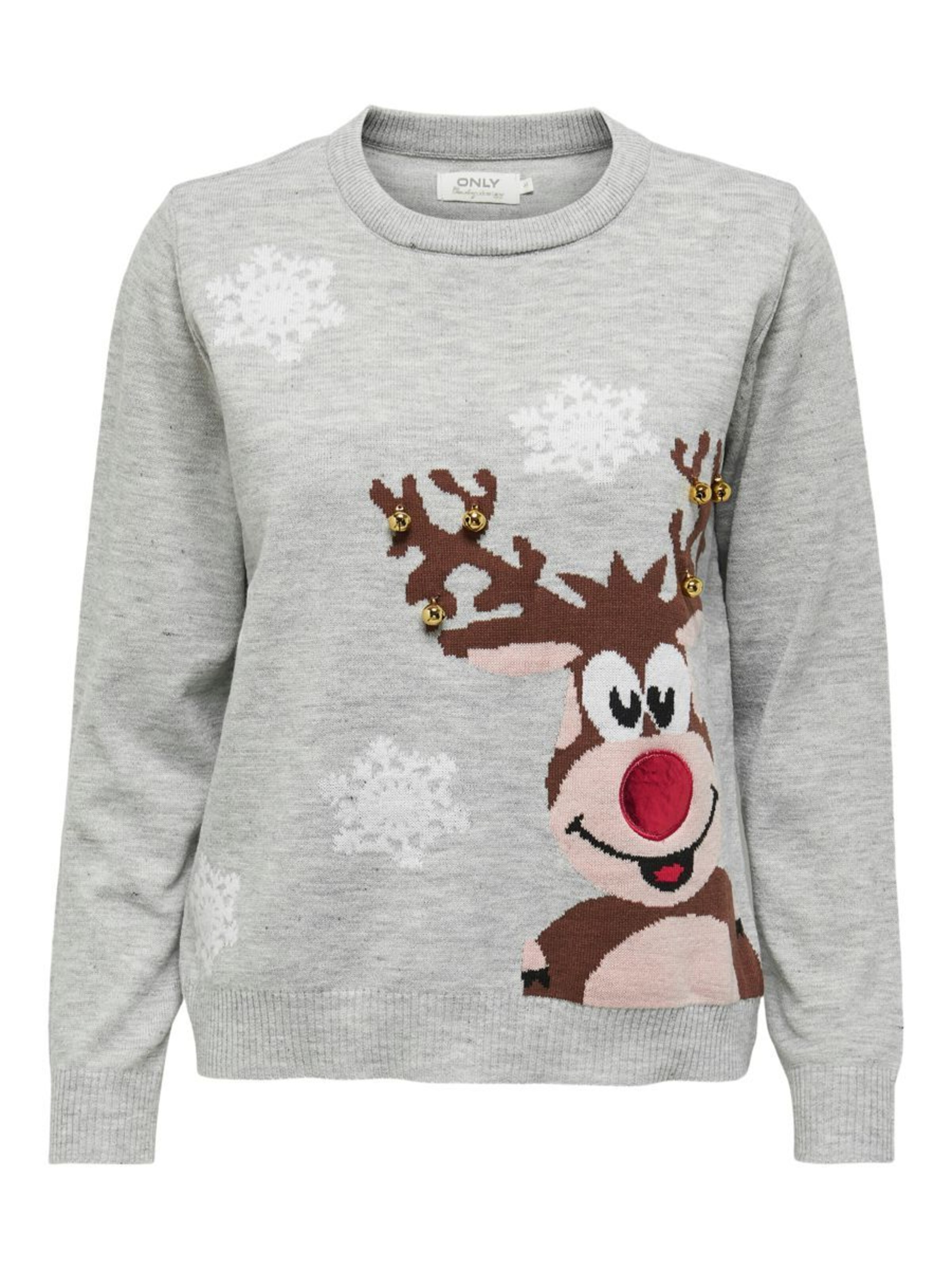 ONLY Sweater Xmes Bell in Black ABOUT YOU