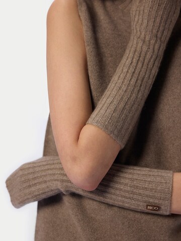 GOBI Cashmere - Luvas mitenes em cinzento