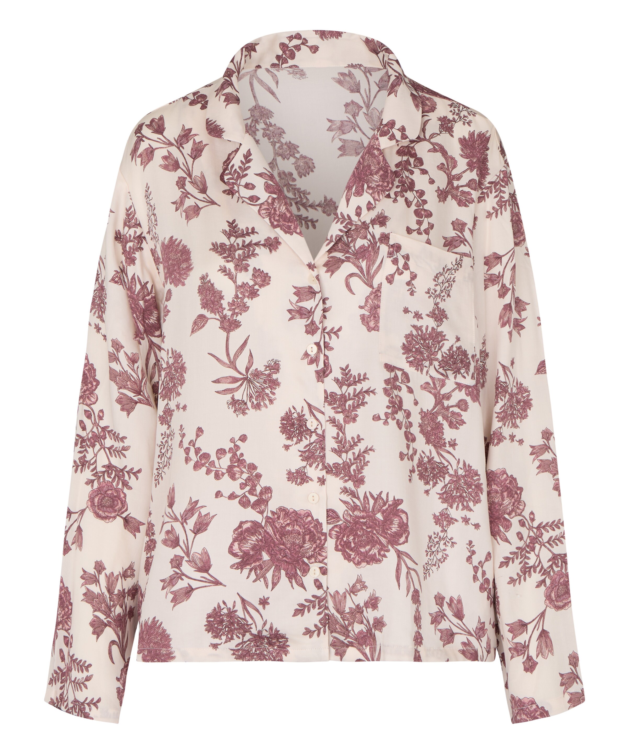 Hunkemöller Slaapshirt in Beige: voorkant
