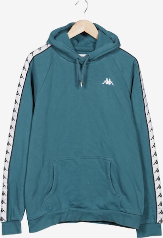 KAPPA Kapuzenpullover XL in Grün: Vorderseite