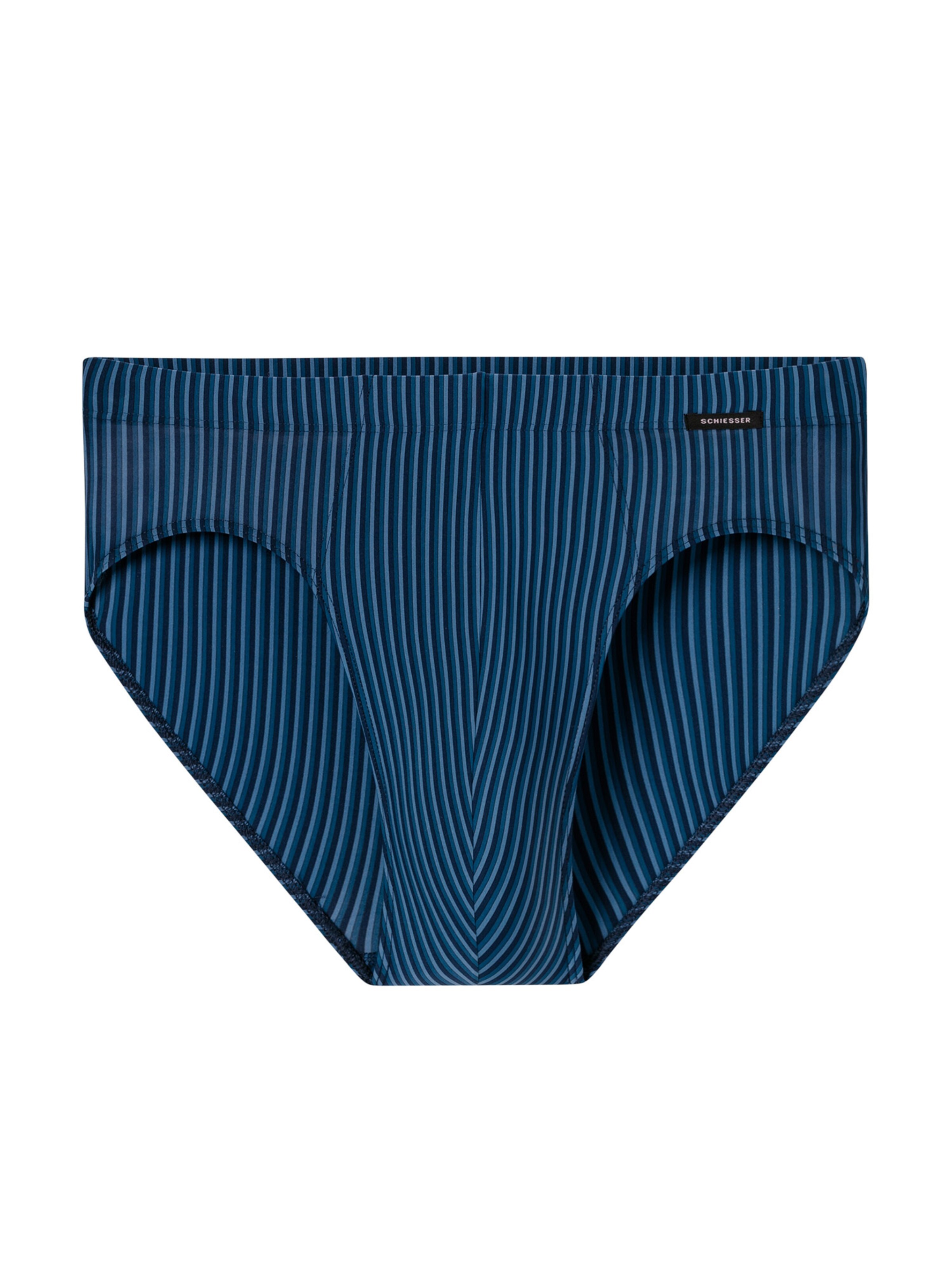 SCHIESSER Slip 'Pure Micro' in Blue: front