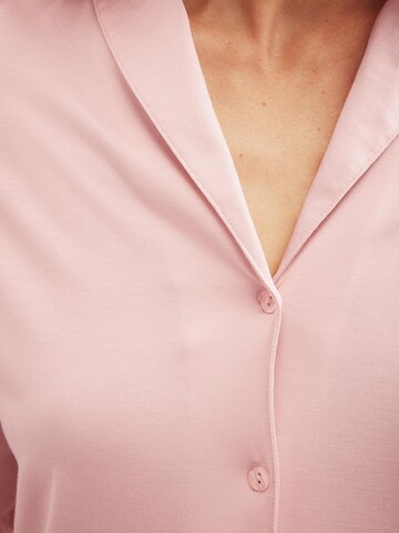 CALIDA Pajama 'Balancing Dreams' in Pink
