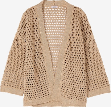 Pullover di oltre in beige: frontale