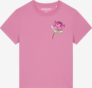 Watapparel T-Shirt 'Blume' in Pink: Vorderseite
