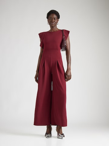 WAL G. - Jumpsuit 'FRANCESSCA' en rojo: frente