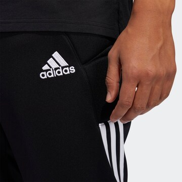 juoda ADIDAS SPORTSWEAR Siaurėjantis Sportinės kelnės 'Tierro Goalkeeper'