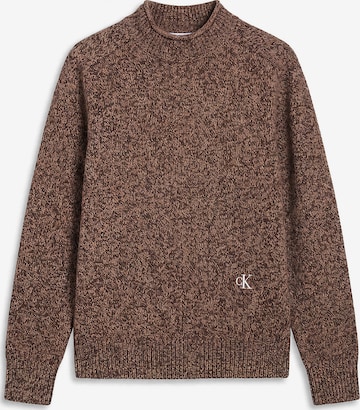 Calvin Klein Jeans Trui in Bruin: voorkant