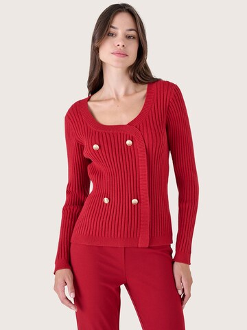 Cardigan 'Moka' Camomilla Italia en rouge : devant