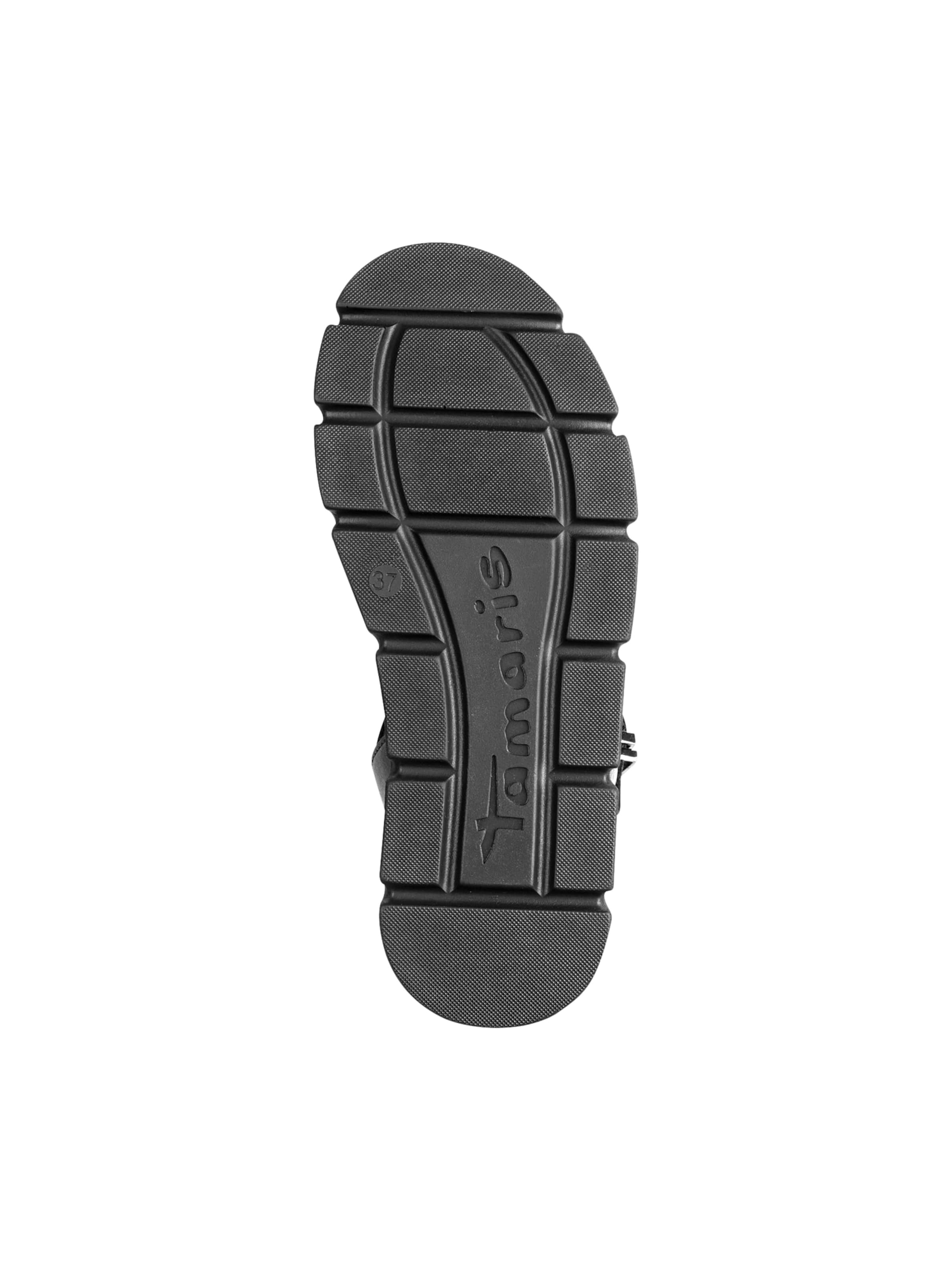 Tamaris Sandaal 'Riemchensandalen' in Zwart