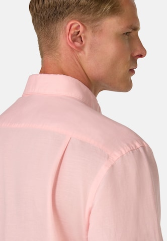Boggi Milano Regular fit Button Up Shirt in Pink