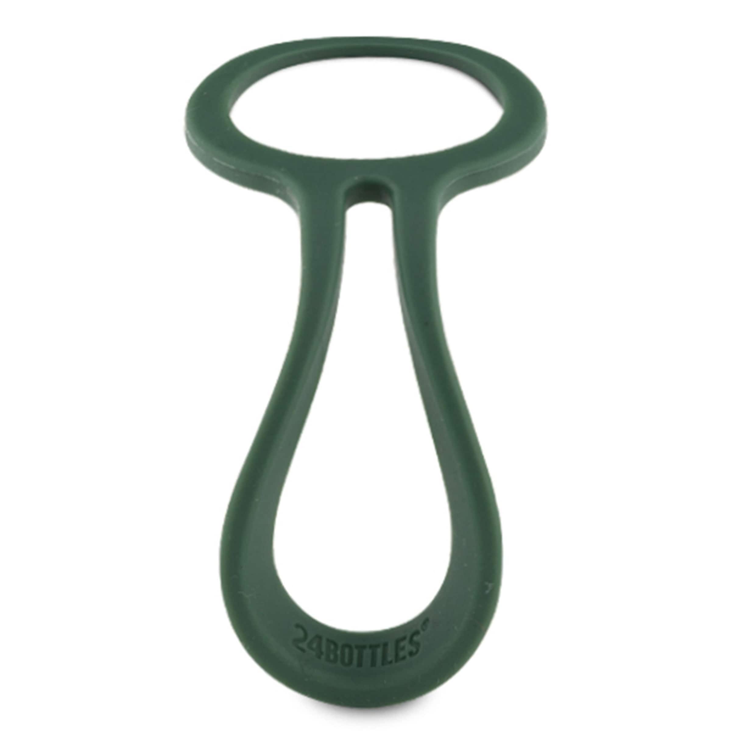 24Bottles Trinkflaschenhalterung 'Tie' in Grün: Vorderseite