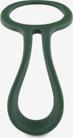 24Bottles Trinkflaschenhalterung 'Tie' in Grün: Vorderseite
