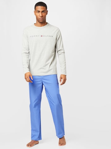 Tommy Hilfiger Underwear Long Pajamas in Blue: front