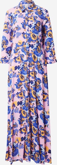 Y.A.S Shirt dress 'Savanna' in marine blue / Light blue / Orange / Pink, Item view