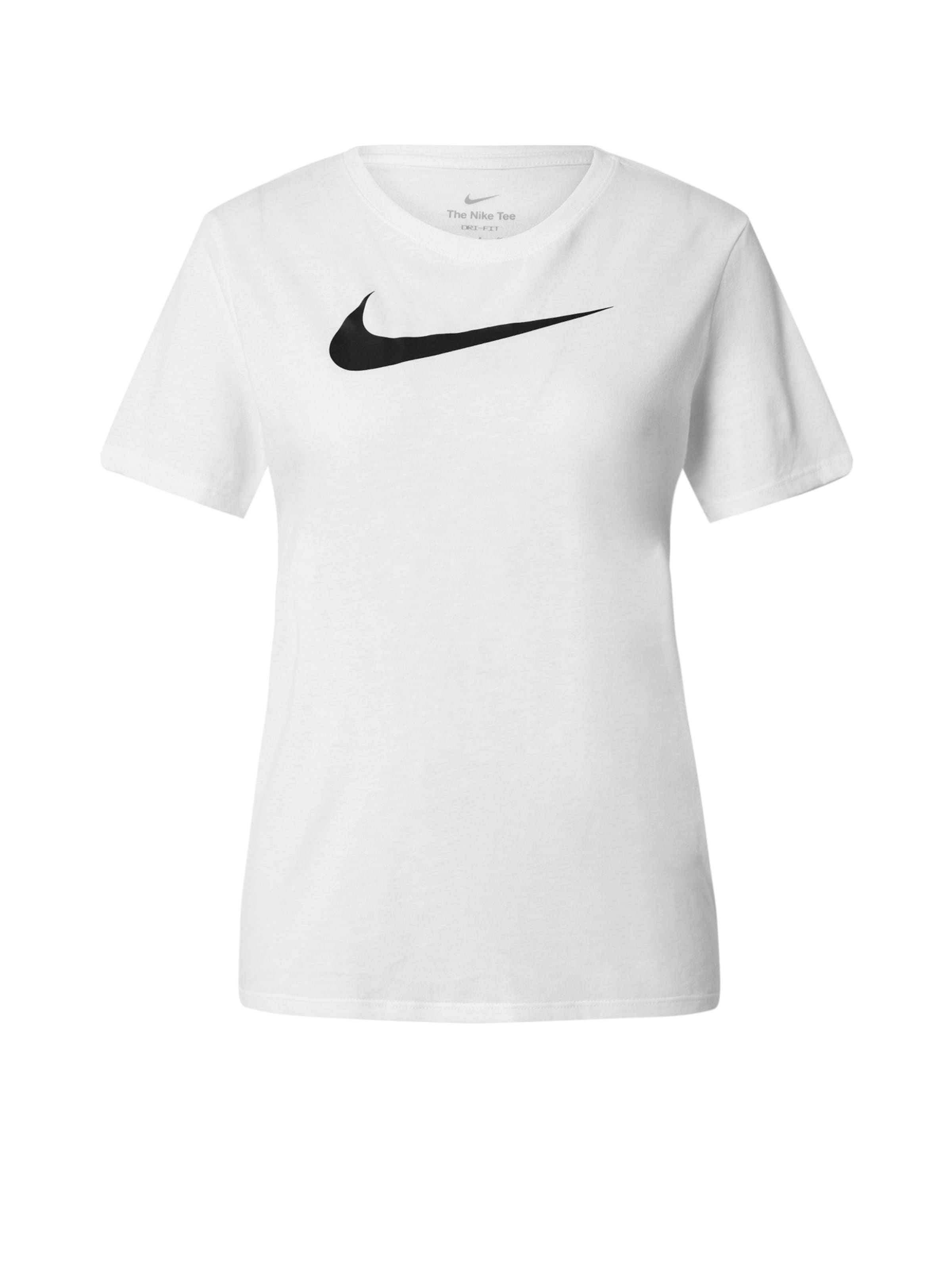 NIKE Performance shirt 'Swoosh' in Black / White, Item view