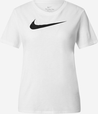 NIKE Camisa funcionais 'Swoosh' em preto / branco, Vista do produto