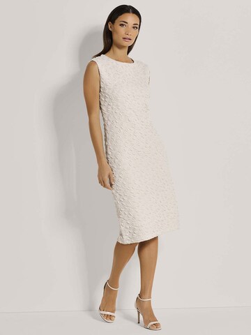 Robe fourreau MADELEINE en blanc