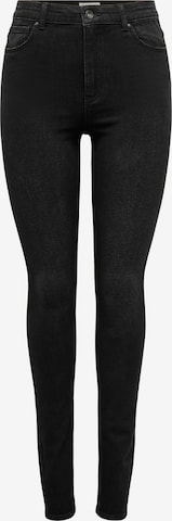 ONLY Skinny Jeans 'DRUNA' i svart: forside