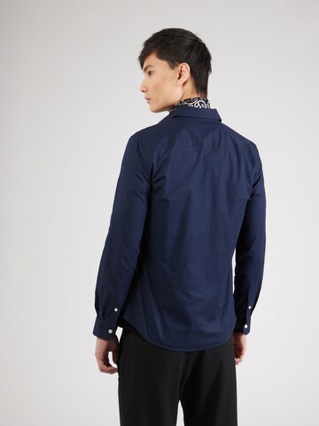 SCOTCH & SODA Слим Рубашка в Синий
