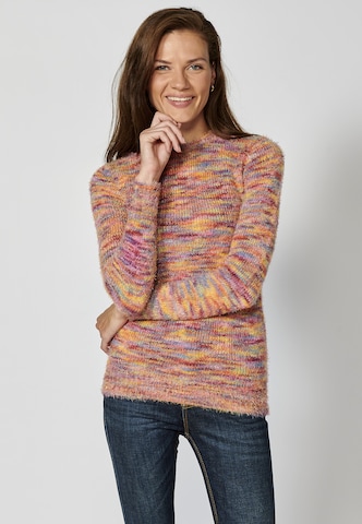 KOROSHI Pullover in Mischfarben