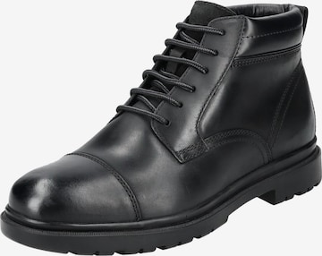 juoda GEOX Auliniai batai su raišteliais 'U Andalo': priekis