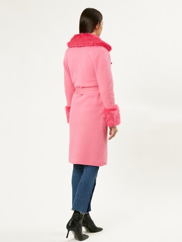 Manteau mi-saison Influencer en rose