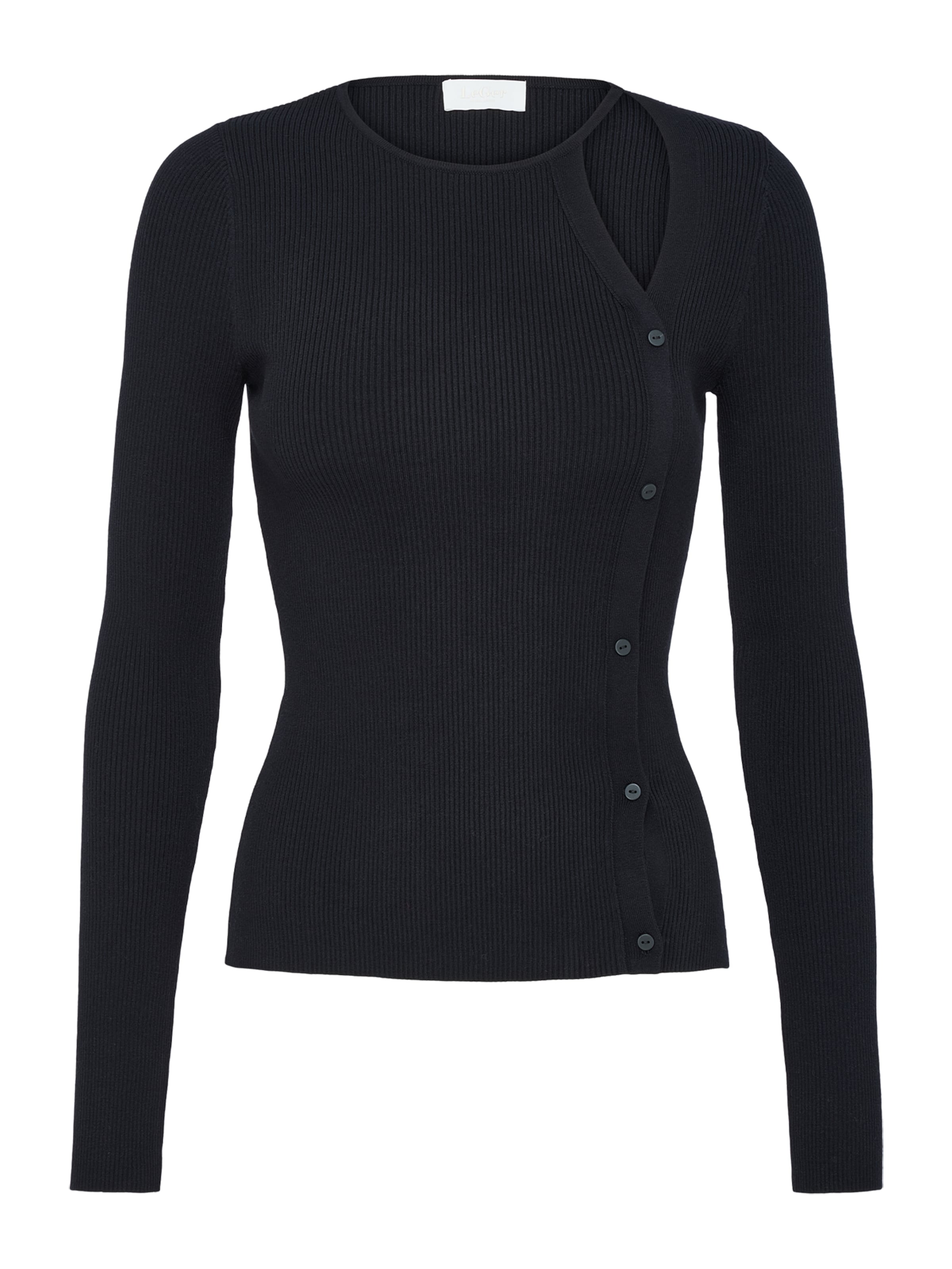 LeGer by Lena Gercke Πουλόβερ 'Galina' σε μαύρο: μπροστά