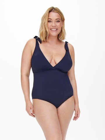 ONLY Carmakoma Swimsuit in Blue: front