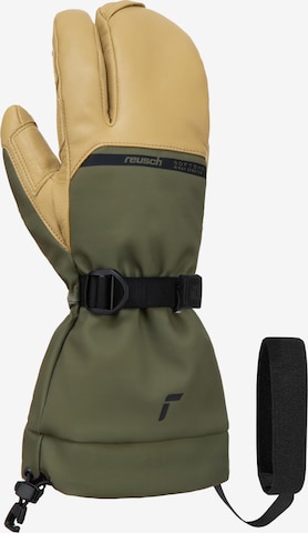 REUSCH Athletic Gloves ' Discovery GORE-TEX TOUCH-TEC™ Lobster' in Green