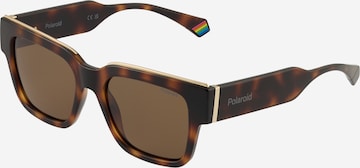 ruda Polaroid Akiniai nuo saulės: priekis