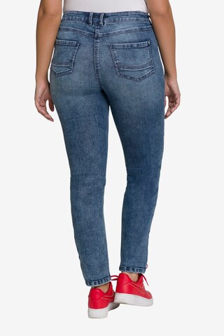 Ulla Popken Slimfit Jeans '809734' in Blauw