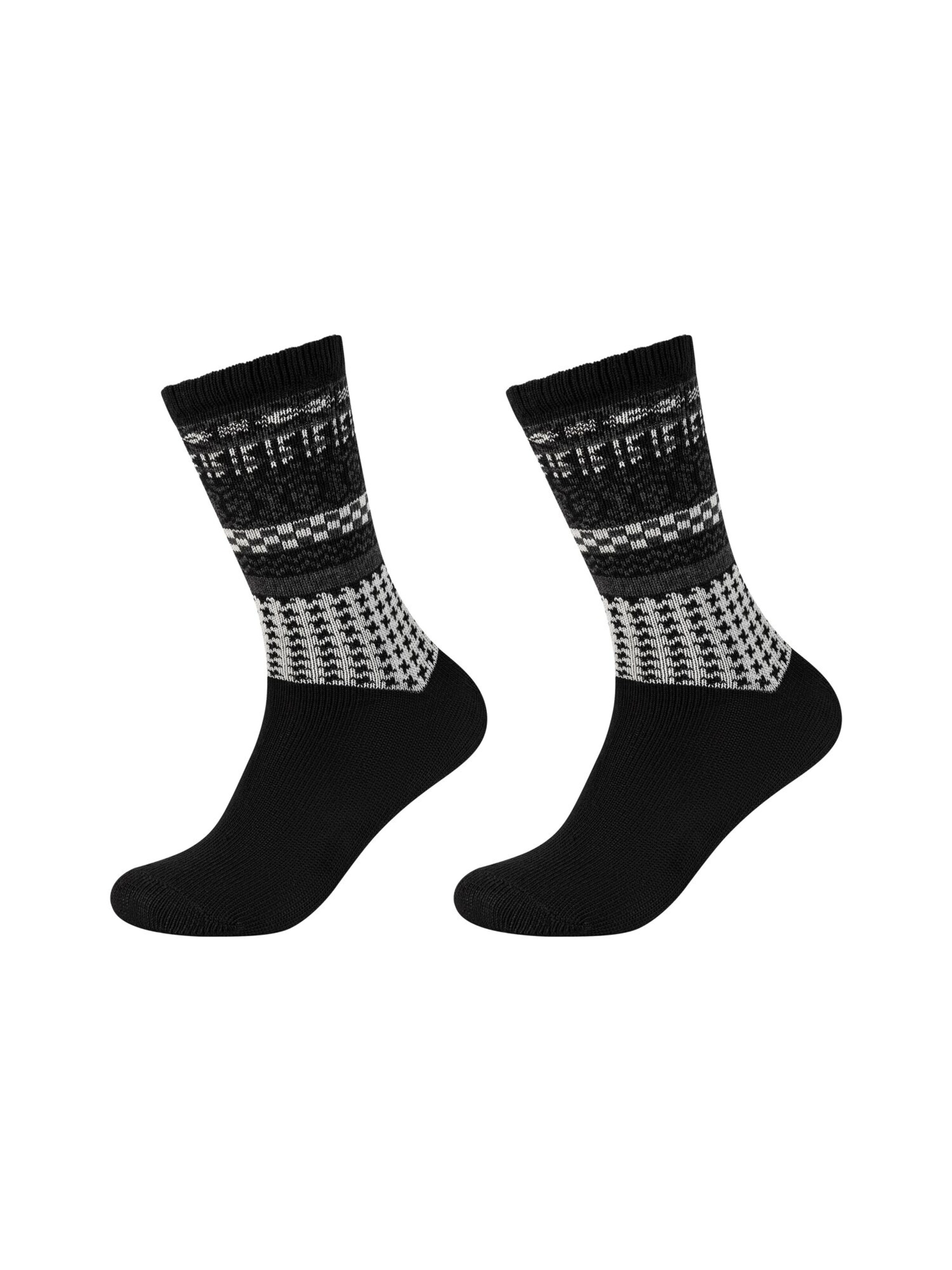 s.Oliver Socken 'Hygge' in Schwarz: Vorderseite