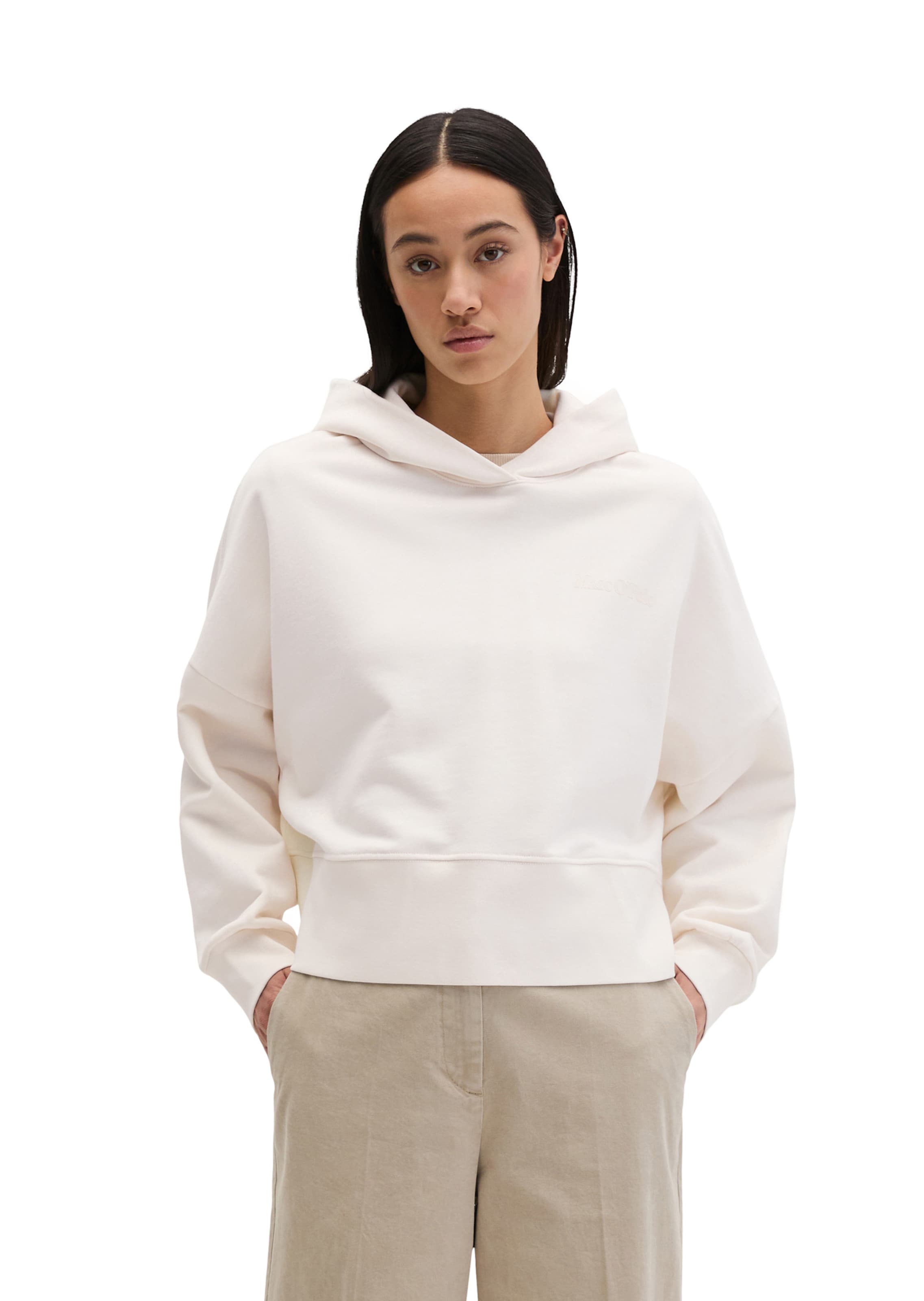 Marc O'Polo Sweatshirt in Beige: Vorderseite