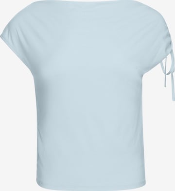 T-shirt usha BLACK LABEL en bleu : devant