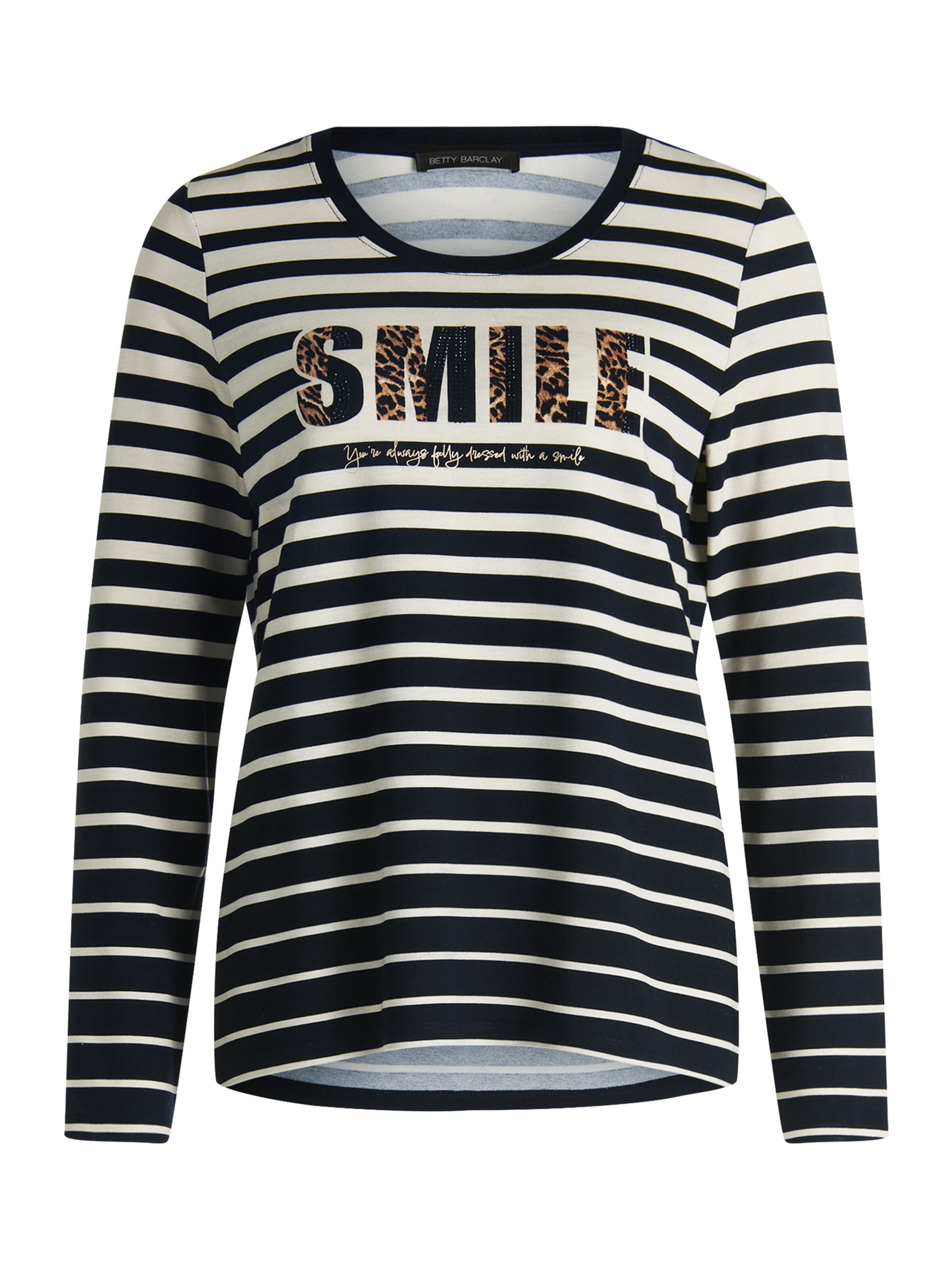 T-shirt Betty Barclay en noir : devant