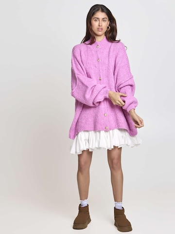 Lilavie Strickjacke ' Lolaa ' in Pink